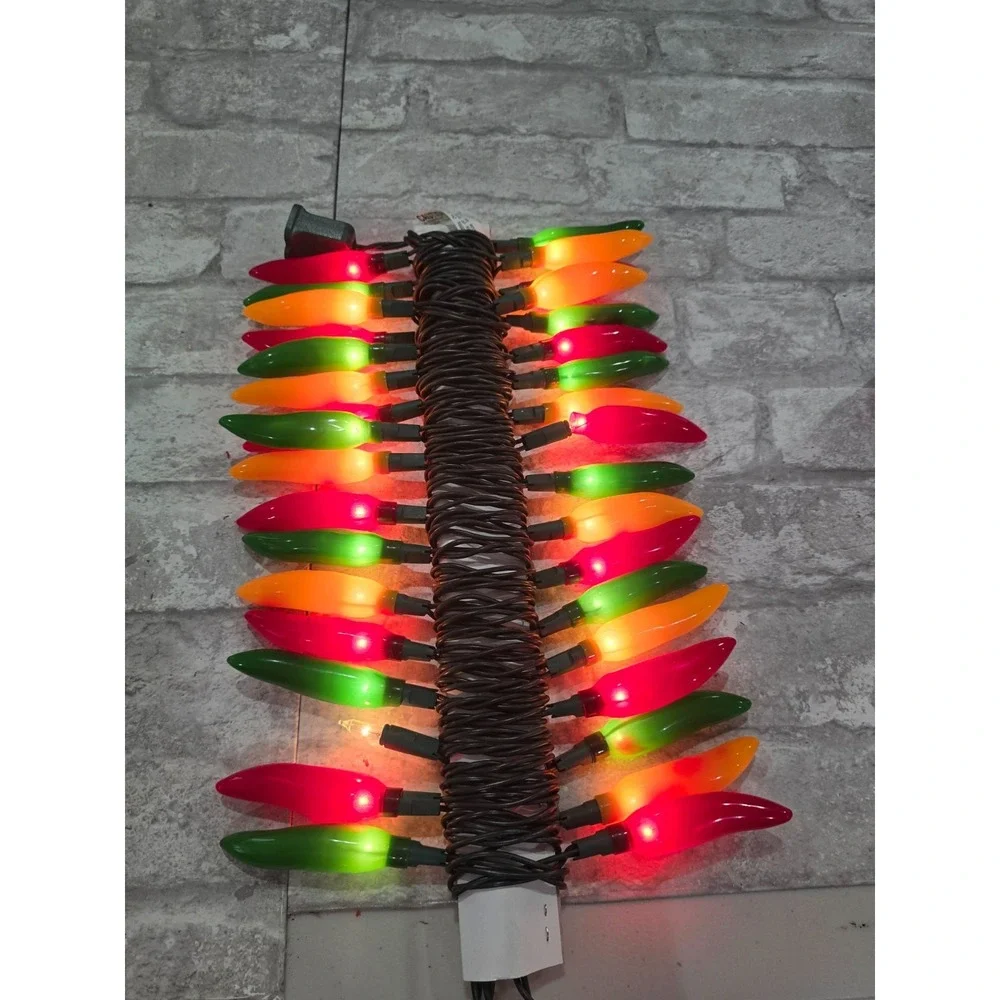 Lot of 2 Multi Chili Pepper Light Swag 14